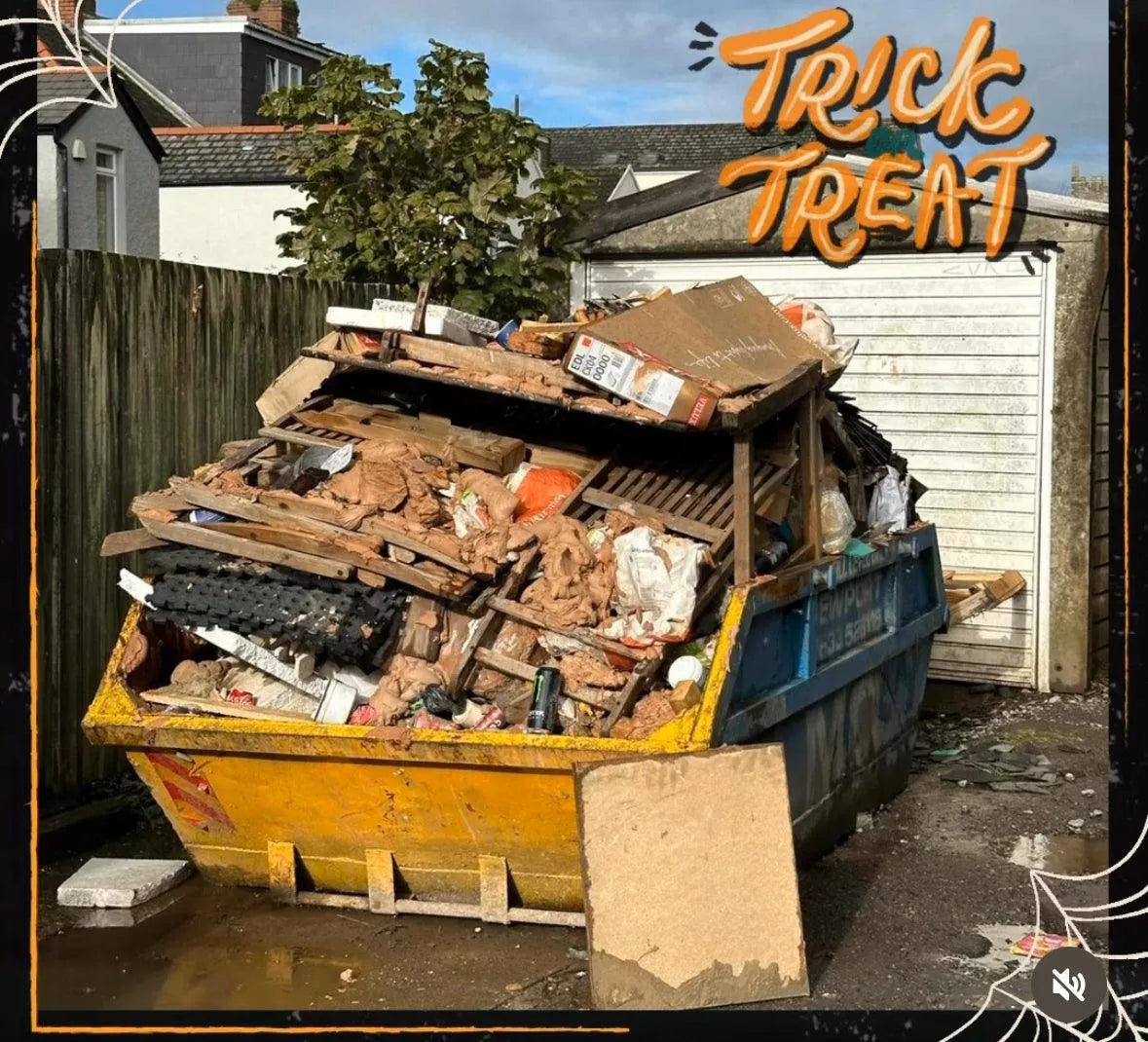 Halloween Fun with Overloaded Skips.